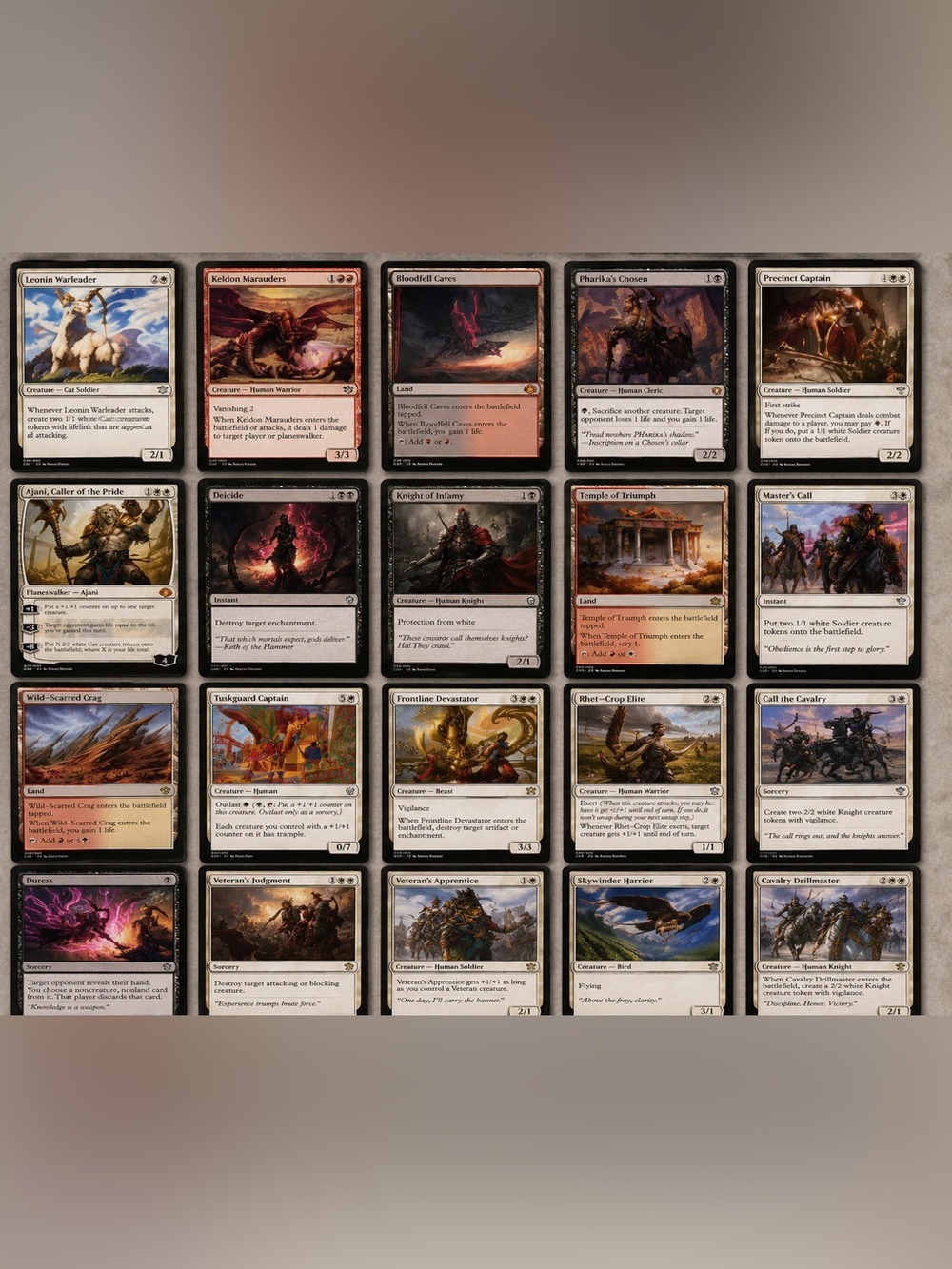 20 magic the gathering cards.
MTG6